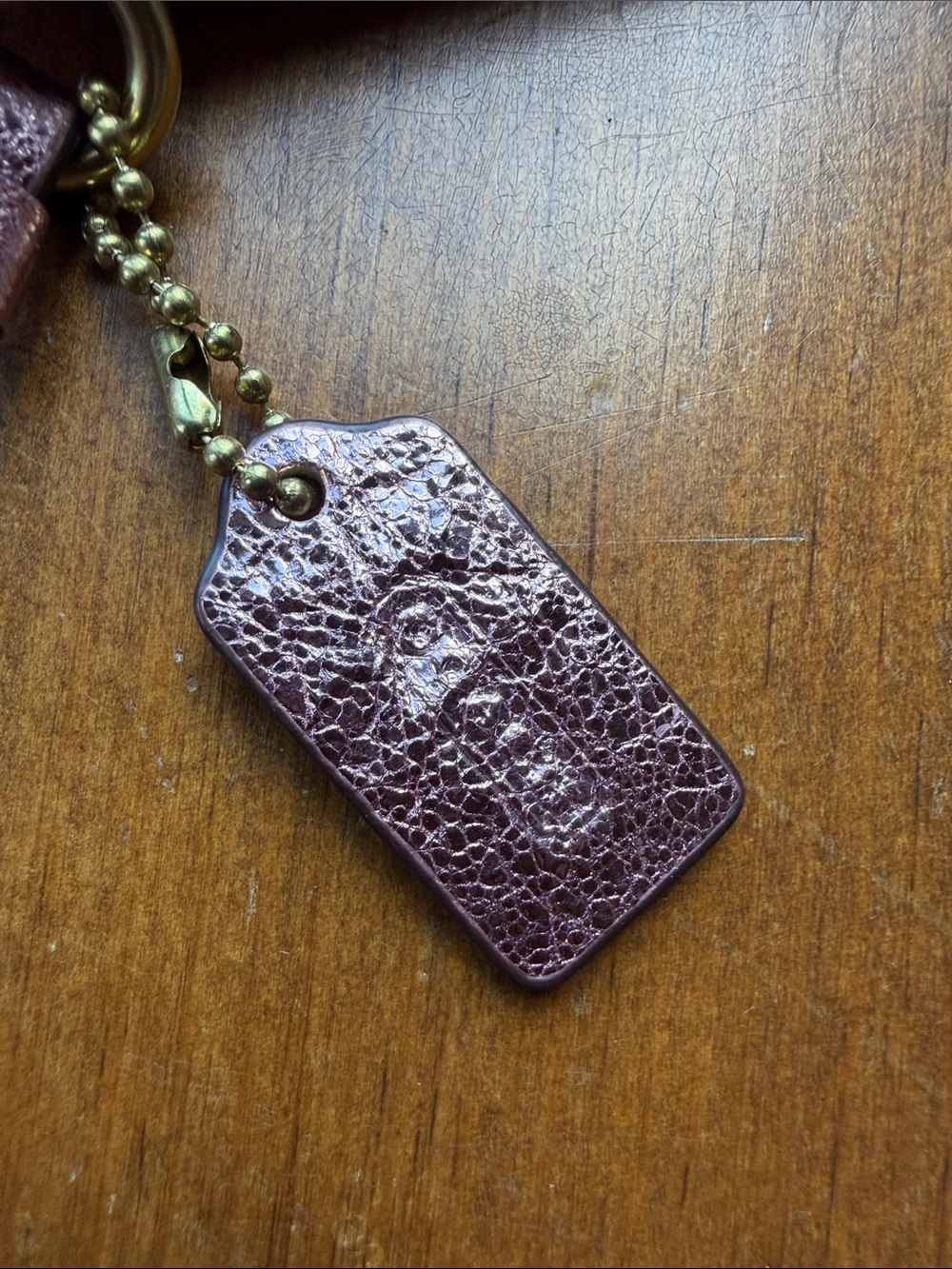 Coach Pink Glitter Sparkle Shimmering Wristlet - Picture 3 of 9